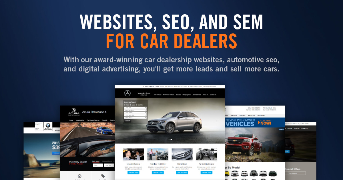 Websites SEO and SEM for Car Dealers