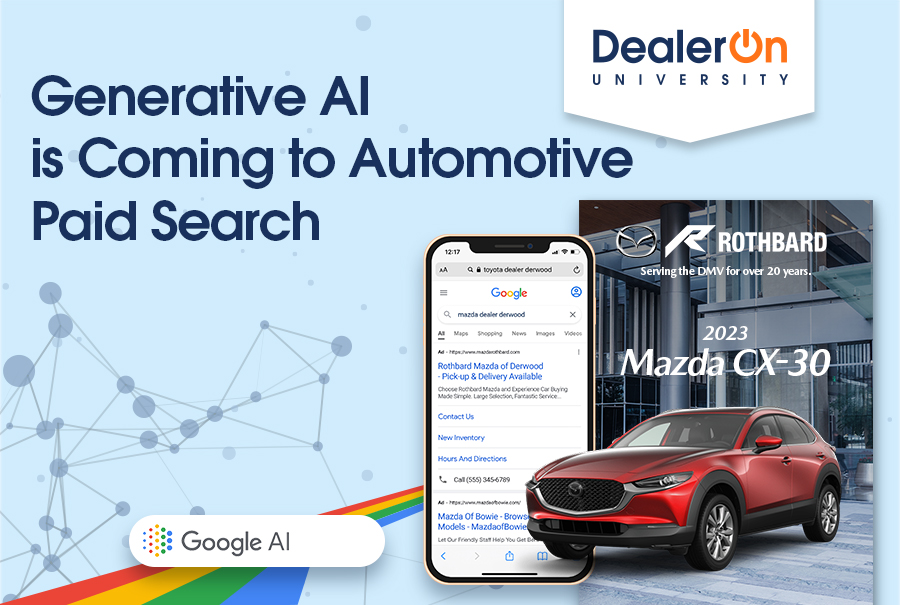 Generative AI is Coming to Automotive Paid Search, images of digital advertising that will benefit from AI paid search enhancements
