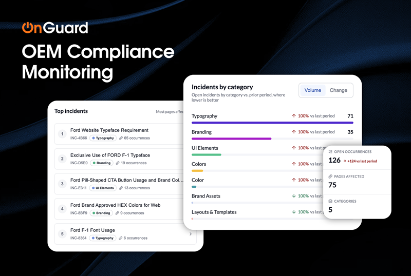 OnGuard OEM Compliance Monitoring