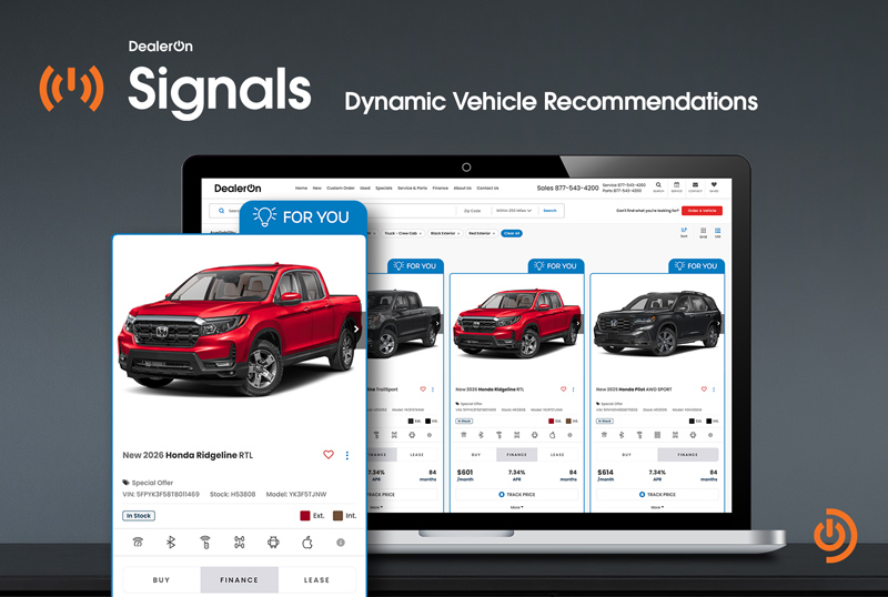 For You Vehicle Recommendations