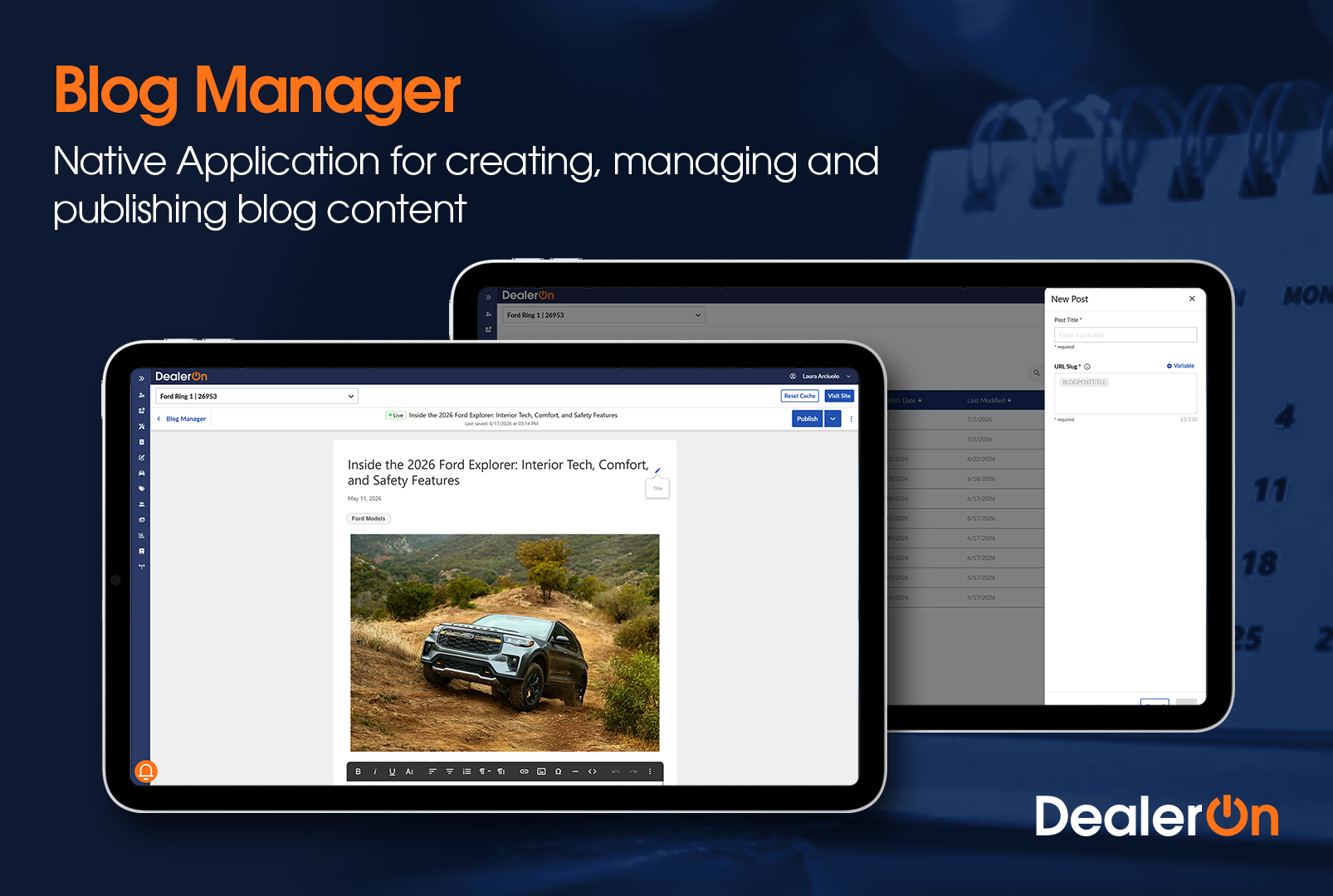DealerOn Blog Manager