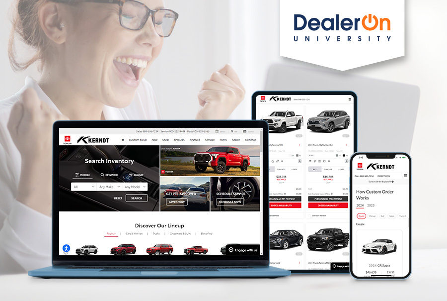 Remove The Guesswork From Vehicle Search, shows multiple dealership vehicle search options