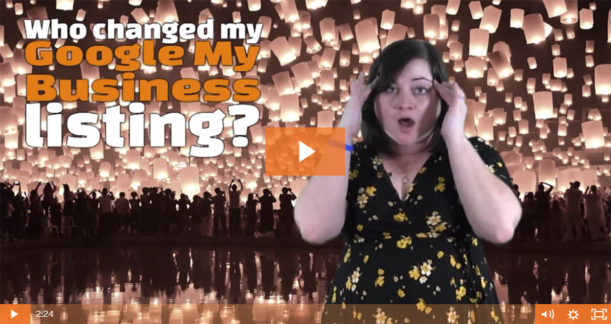 Who changed my Google My Business listing?