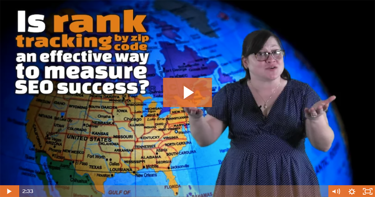 Is rank tracking by zip code an effective way to measure Local SEO success?