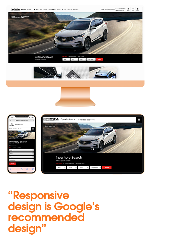 DealerOn specializes in responsive design