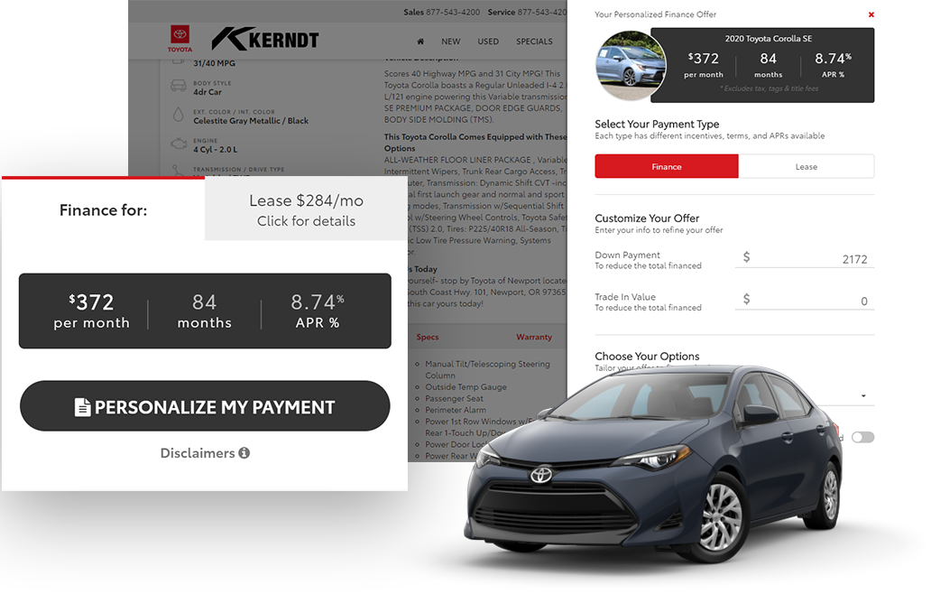 APEX, the digital retailing suite now available from DealerOn