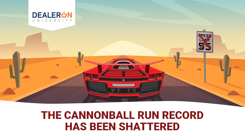 The Cannonball Run Record Has Been Shattered