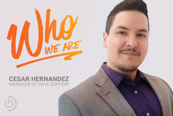 Cesar Hernandez, Manager of Data Support