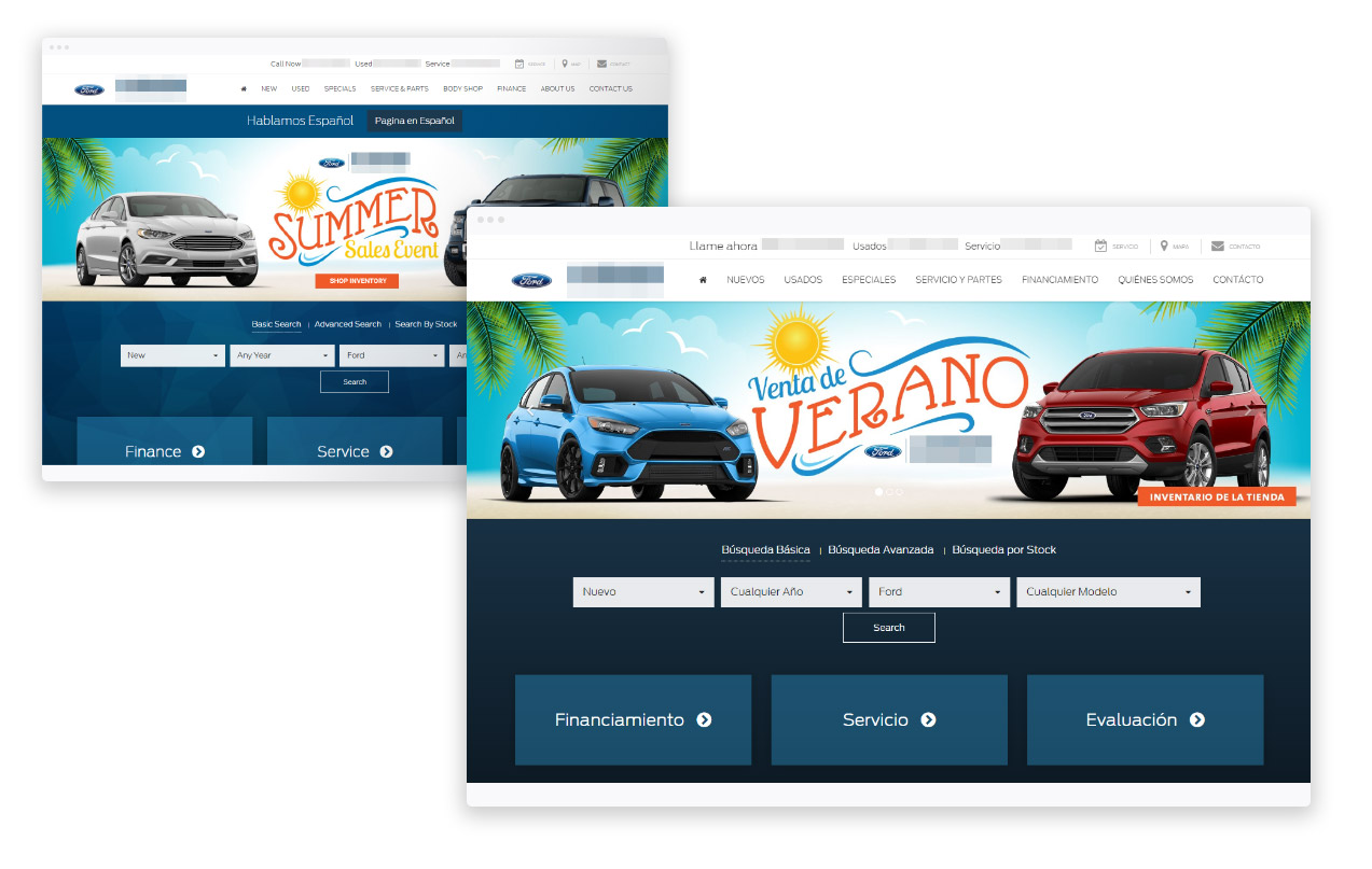 Our Spanish Websites For Car Dealers Help You Show Up In Spanish Searches
