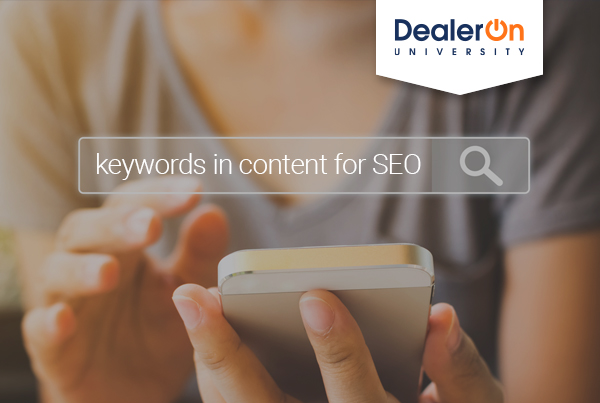 Keywords in Content
