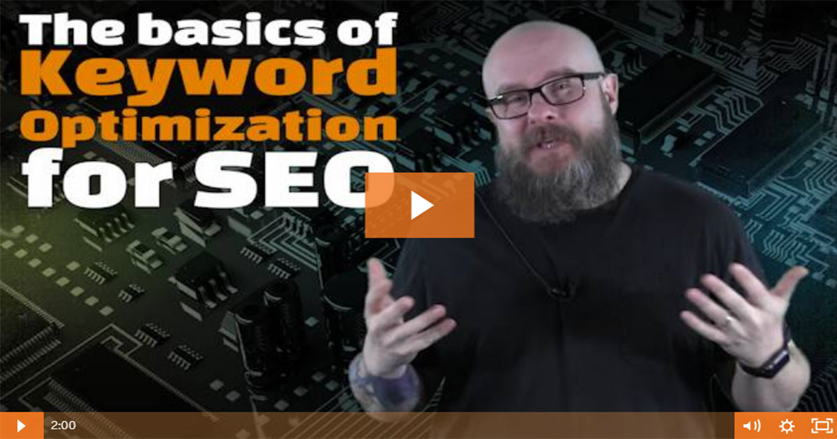 Keyword optimization basics for SEO
