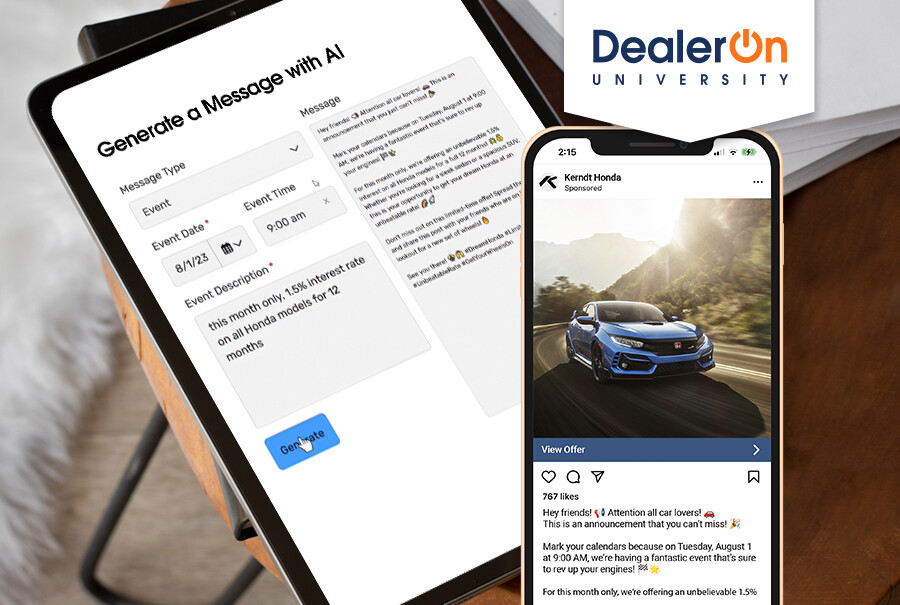 Generative AI for Dealership Social Media