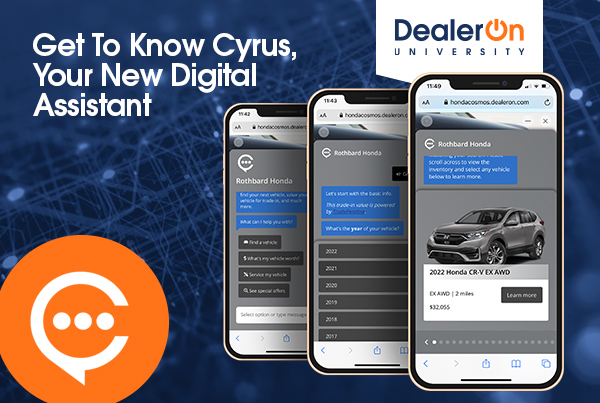 Get To Know Cyrus Digital Assistant For Dealerships
