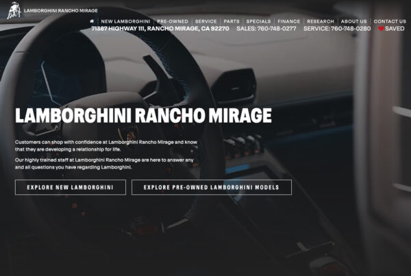 Lamborghini Rancho Mirage
