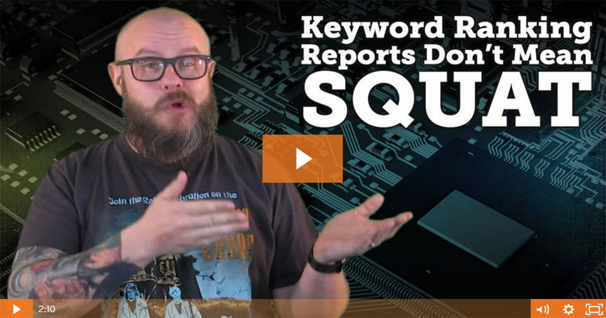 Ranking reports don’t show SEO success