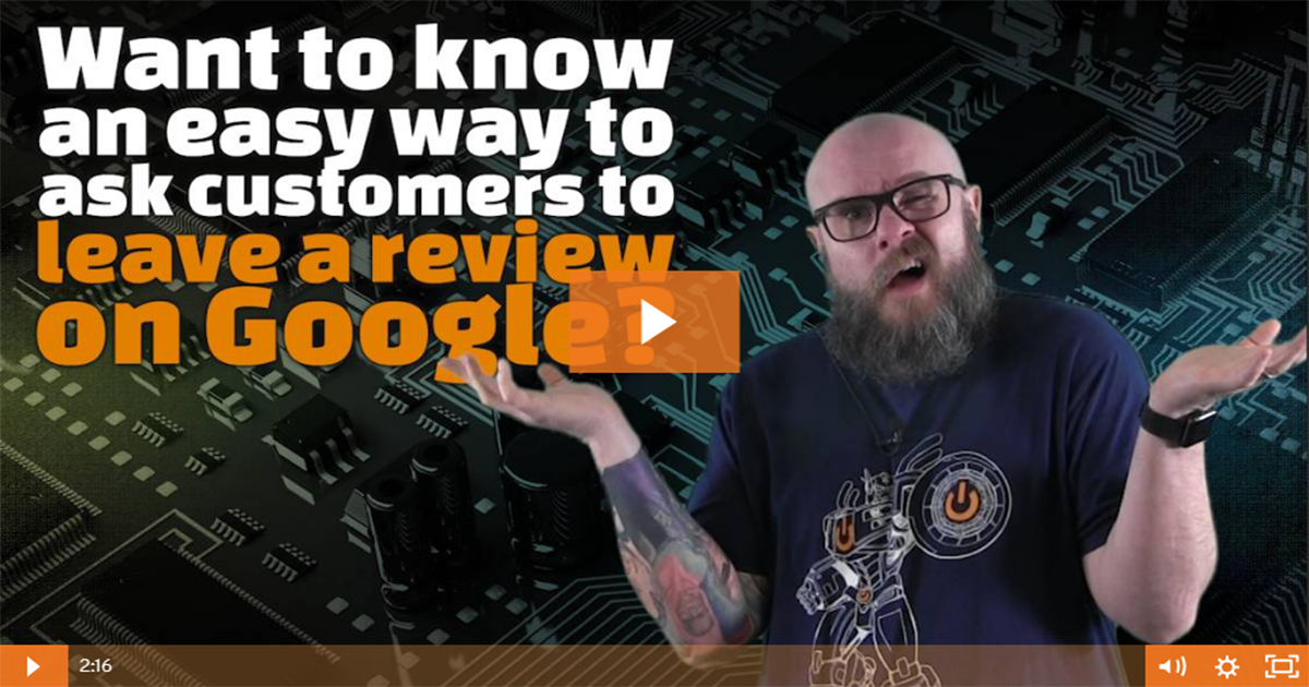 An easier way to ask customers for Google reviews