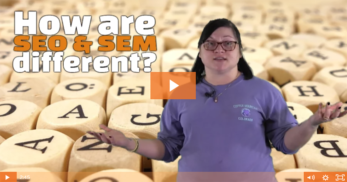 How are SEO and SEM different?