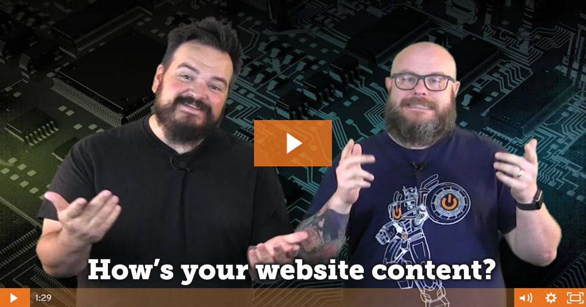 How’s the content on your interior pages?